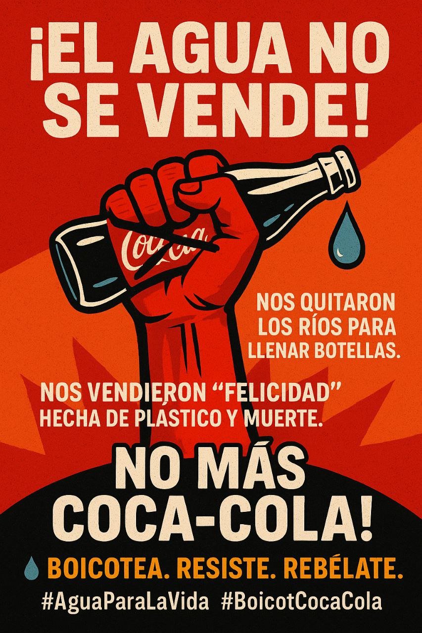 Cartel CONTRACOCACOLA